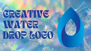 water drop logo design Adobe Illustrator  Variable Data in Adobe Illustrator | Illustrator Tutorial