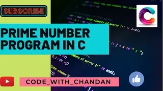 Prime Numbers in C🔥||prime numbers program in c ||prime numbers between two numbers in c( IN HINDI )