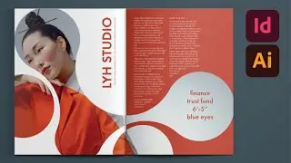 How to make this ELASTIC CIRCLE CLIPPING Layout | InDesign Layouts, Episode 13