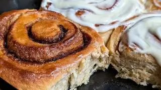 ROLES DE CANELA GLASEADOS Súper SUAVECITOS!!! Paso a Paso con Amasado a Mano🖐️CINNAMON ROLLS Recipe