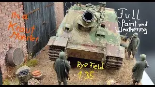 1:35 Tiger Mörser full paint & weathering ( Ryefield & Miniart )