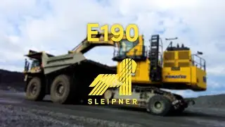 Sleipner E190 dollies with Komatsu PC2000