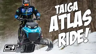We Ride The Taiga Atlas Electric Snowmobile!