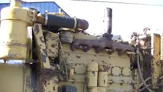 Caterpillar D318? Generator - Engine First Run- zeketheantiquefreak