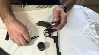Наган 1928  Флобер с нарезным стволом часть 2 ( неполная разборка)