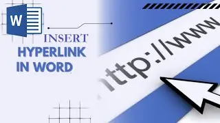 How to Insert Hyperlink in a Word Document || Hyperlink in MS Word || Bookmark || Cross Reference