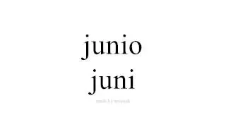 Spaans leren   juni