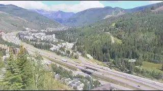 A Half Hour in Vail on i70 (4x speed)
