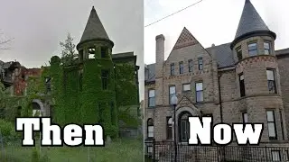Amazing Before and After of the Abandoned Detroit Mansion