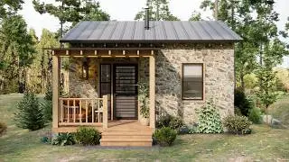 20' x 20' (6m x 6m) Would You Live Here? A Tour of the Perfect Tiny House.