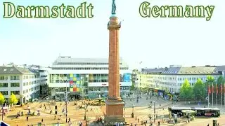 Darmstadt, Germany: The Hustle and Bustle In The City's Central