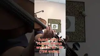Hunters’ Chorus m.20 - 34 (first ending) | Suzuki Violin 2