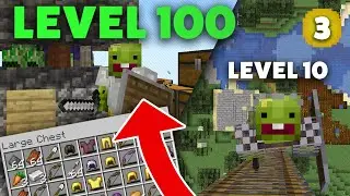 Minecraft, But Levels Unlock More Land! Ep.3