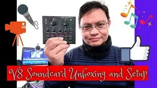 V8 Soundcard Unboxing and Setup with Razer Seiren X