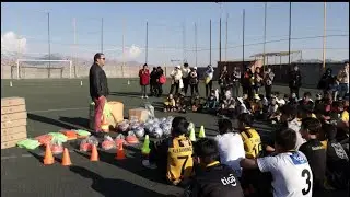 Highlights de la entrega del nuevo material para las diferentes escuelas de fútbol del #Tigre 🐯⚽️