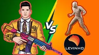 me vs Levinho | I played against Levinho (1v1)😱 | levinho in my match