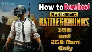 How to pubg game //1 and 2GB ram only in2018 || tamil