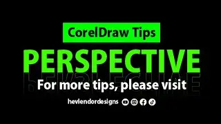 Using Perspective in Corel Draw 