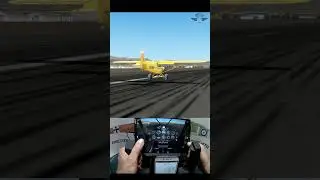 #XPlaneMobile with Yoke On final Piper Super Cub at LGTT - Makis Aviation
