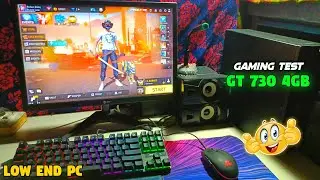 Gt 730 4gb Graphics ☠️ Card || Gaming Test Free Fire 🔥