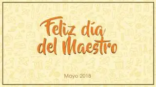 Gracias - Día del Maestro 2018