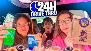 24 HORAS PEDINDO E COMENDO TUDO QUE A PESSOA DA FRENTE PEDIU NO DRIVE THRU