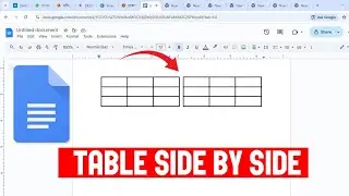 How to Put Two Tables Side by Side in Google Docs