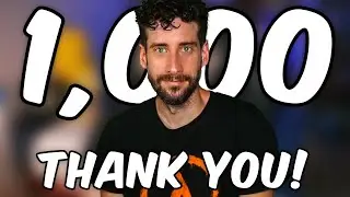 1,000 SUBSCRIBERS! Future Plans and Thank Yous