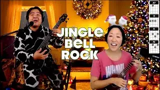 Jingle Bell Rock // Ukulele Play-Along Cynthia Lin x Ukulenny