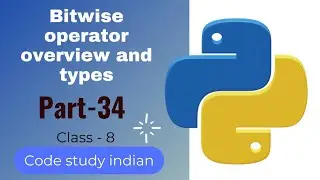 Bitwise operator in python| why we use in our program| 