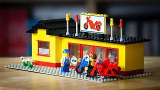 Time-Lapse: LEGO 6373 Motorcycle Shop