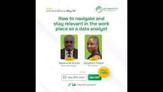 How To Navigate and Stay Relevant in the Workplace as a Data Analyst