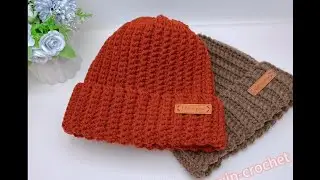 Easy to crochet beanie tutorial for beginner