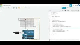 Gas Sensor using Tinkercad