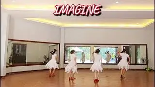 IMAGINE Line Danceo, Choreographed by Julifa (INA) & Mei Lestari (INA)- June 2021