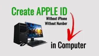 Create Apple ID in Windows PC | New Method 2024 | Without iPhone or Mobile Number