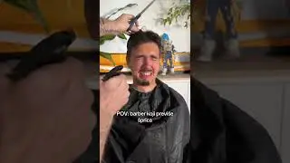 Barber koji previše šprica #balkan #comedy @Ronch.tattoos