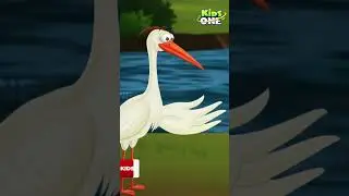 అడవిలో వికలాంగ కొంగ కధ | #cartoon #trending #moralstories #shorts #shortsfeed #kids #ytshorts