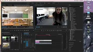 How to add text and background image to a video in Adobe Premiere 2017
