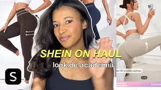 SHEIN ON HAUL | Roupas de academia da shein  🛍️🏋🏽‍♀️