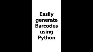 How to generate Barcode using 
