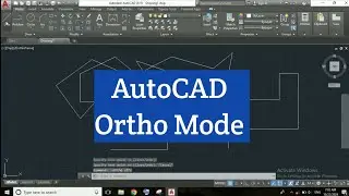 AutoCAD Ortho Mode Command | Orthomode AutoCAD | AutoCAD Tutorials