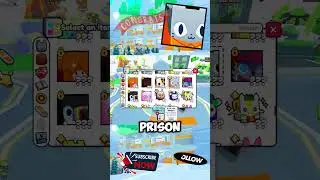 HUGE PRISON CAT GIVEAWAY WINNER! In Pet Simulator 99 #shorts  #short  #petsim99   #roblox  #fyp