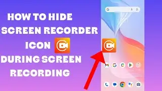 How to hide Floating ball During Recording || Hide Screen Recording Icon