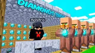 I Opened a DIAMOND Shop For Villagers In Minecraft!