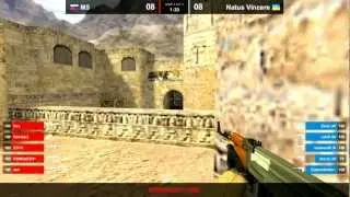 Na`Vi vs M5 de_dust2 map 2
