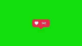 Like Counter (Instagram) - 4K Green Screen FREE DOWNLOAD