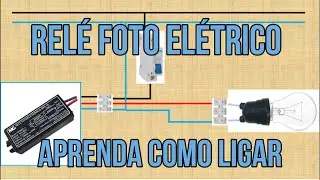 #VEJA COMO LIGAR O RELÉ FOTOELÉTRICO