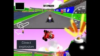 Bomb item in Mario Kart 64 Hooting Time