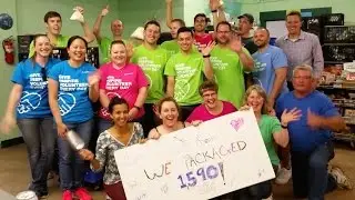 Maltby Food Bank's PCC Food Packaging Party